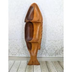 Assiette de service en bois massif en forme de feuille pour restaurant Dessert collations plateau de vaisselle pour accessoires de cuisine et de mariage - Product Image 3