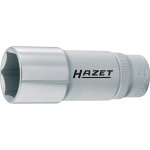 HAZET 880LG Llave de vaso de 6 puntas de 3/8 pulgadas, inserto blanco, 13 mm de longitud, 54 mm, características principales del producto HAZET - Product Image 1