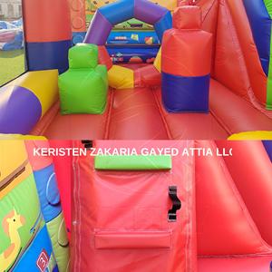 Castillo Inflable de PVC con Logotipo Personalizado Mico, Bloques de Construcción Inflables, Tobogán, Parque de Diversiones Infantil al Aire Libre, Castillo de Brinco, 300 500 kg - Product Image 2