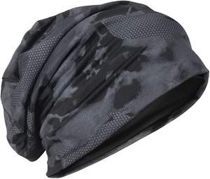 Bonnets surdimensionnés en coton de créateur-Bonnet long de style vieilli pour hommes femmes Technique de broderie 3D en gros - Product Image 1