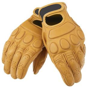 ถุงมือแข่งรถมอเตอร์ไซด์ถุงมือนักแข่งแบบปากีสถานทำจากหนังทนทาน - Product Image 1