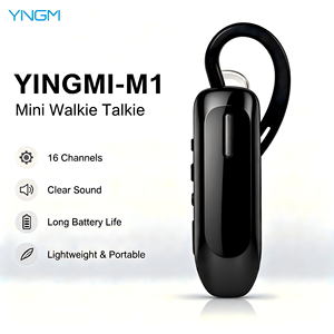 YingMi M1 Mini talkie-walkie sans fil à crochet d'oreille, 16 canaux, interphone portable, 72 heures d'autonomie en veille - Product Image 1