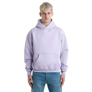 เสื้อฮู้ดดี้ผู้ชายสไตล์ลำลองโอเวอร์ไซส์สำหรับฤดูหนาว ปักลายสกรีน ผ้าฝรั่งเศส สไตล์ฮิปฮอป สตรีทแวร์ ผ้าฝ้าย 100% - Product Image 1