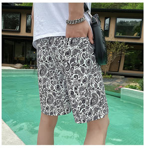 Pantalones cortos de diseño de sublimación personalizados con precio de venta completo para hombre de nueva tendencia Material personalizado nuevos pantalones cortos deportivos informales para hombre a la venta - Product Image 4