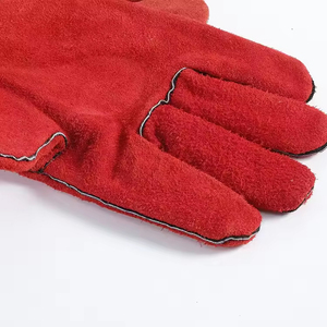 ถุงมือหนังสำหรับงานเชื่อม ทนความร้อน ทนทาน ป้องกันการบาดเจ็บ สำหรับงานเชื่อม งานเจียร และงานหนัก บริการ OEM - Product Image 3