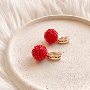 ลูกปัดแก้วที่ทันสมัยและต่างหูที่มีดีไซน์สีเทอร์ควอยซ์ขอบเครื่องประดับที่ไม่ซ้ำกันเป็นของขวัญงานฝีมือ MS (Ms-wc-001รุ่น) - Product Image 5