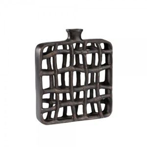 Florero grande para decoración de jardín, Bol de flores ovalado con acabado antiguo para Navidad, nuevo diseño - Product Image 3