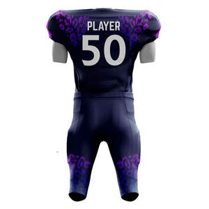 Uniformes de Fútbol Americano para Hombre de Alta Calidad, Transpirables, de Manga Corta, Ropa Deportiva 100% Poliéster para Todas las Temporadas - Product Image 2