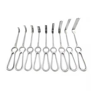 Juego de Retractores de Heridas Kocher Langenbeck de 9 Piezas, Instrumentos Quirúrgicos de Punta Ciega, Herramientas Médicas de Acero Inoxidable - Product Image 1