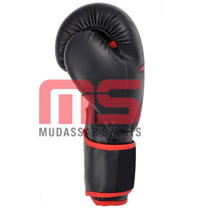 ถุงมือหนักที่ทำจากหนังวัวสีทองและมีซับในที่ระบายอากาศได้ดีเพื่อความทนทานของมวยไทย - Product Image 2