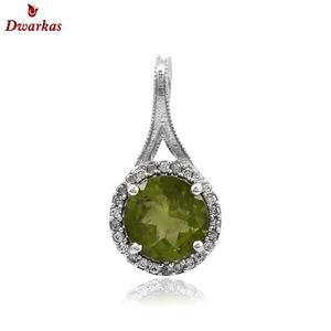 สร้อยคอจี้อัญมณี925ชุบทองแบบไดนามิกสำหรับของขวัญครบรอบหมั้น - Product Image 5