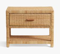 Ev dekoratörler koleksiyonu Rattan komidin Minimalism Rattan komidin yatak odası otel için
