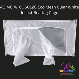Eco <b>Mesh</b> Clear White <b>Insect</b> Rearing Cage 4E-MC-W-6060120 Durable Fabric Material - Product Image 2