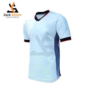 Camiseta de Fútbol Ligera de Calidad de Exportación, Ropa Deportiva de Poliéster, Camiseta de Fútbol de Malla Elástica para Entrenamiento Deportivo - Product Image 1