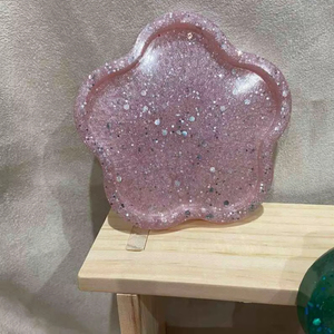 Bandeja Decorativa de Resina en Varios Colores, Decoración del Hogar, Bandeja de Resina de Alta Calidad - Product Image 1