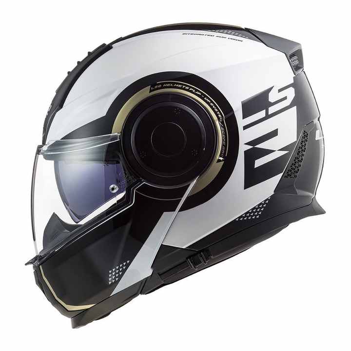LS2 cannocchiale arco BEYAZ-TITANIUM KASK
