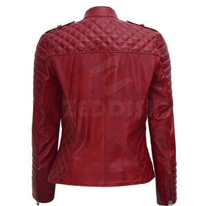 Chaqueta de cuero profesional de alta calidad último diseño 2025 Material de cuero para mujer a la venta ahora - Product Image 3