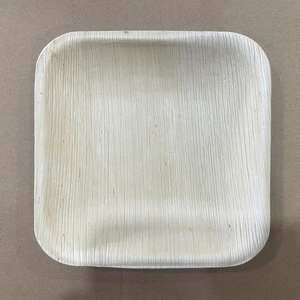 Assiettes jetables en feuilles de palmier carrées de 10 pouces |    Assiettes en papier compostables écologiques Areca pour pique-nique, fête, usage alimentaire, assiette en bambou - Product Image 3