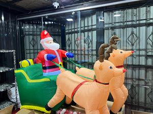 2025 trong nhà ngoài trời giáng sinh trang trí Inflatable Santa Claus Snowman cây sân trang trí Giáng sinh Inflatable với đèn LED - Product Image 6