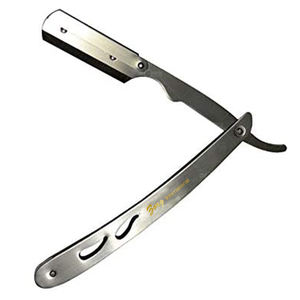 Maquinilla de afeitar de salón de borde recto de acero inoxidable 2023 al por mayor, afeitadora de barba y removedor de vello facial, cuchillas de afeitar de peluquero - Product Image 3