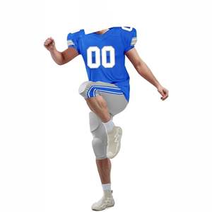 เสื้อฟุตบอลอเมริกันแบบสั่งทำขายส่งสำหรับผู้ใหญ่ แขนสั้น ระบายอากาศได้ดี ผลิตจากผ้าโพลีเอสเตอร์ 100% สำหรับชุดทีม - Product Image 5