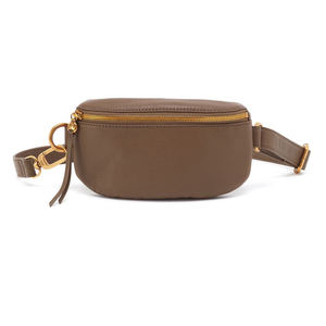 Unisex Genuine <b>Leather</b> Zipper Closure Waist <b>Cross</b> <b>Body</b> <b>Bag</b> | Outdoor Waterproof Sling <b>Bag</b> with Custom Logo Hip-Hop Style - Product Image 4