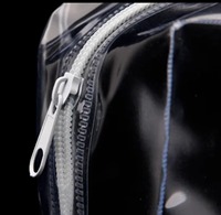 Sac de rangement refermable en PVC transparent, pochette d'emballage personnalisée pour draps et cadeaux