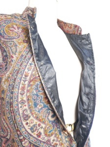 Chaqueta Vintage de Cachemira Bordada para Mujer, Chaqueta de Lana de Cachemira, Chaqueta Larga de Cachemira con Pandereta - Product Image 4