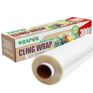 300 مللي متر شفافة غشاء تغليف بيع 100% آمنة و الطازجة الحفاظ غشاء تغليف - Product Image 5