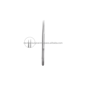 Micro pince en acier inoxydable de haute qualité de 13.5cm pour une utilisation chirurgicale ORL 0.3mm plate-forme de fixation Source d'alimentation manuelle droite - Product Image 6