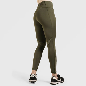 Leggings de sport taille haute en gros, sans couture, effet push-up, pantalon de yoga fitness avec logo personnalisé, fabriqué en soie, vêtements de sport pour femmes - Product Image 6