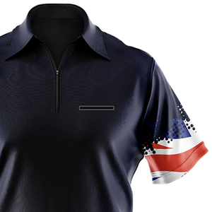 Chemise de fléchettes à sublimation personnalisée OEM Nouveau design multicolore Maillot de fléchettes personnalisé et uniforme de polo de cricket avec logo - Product Image 3