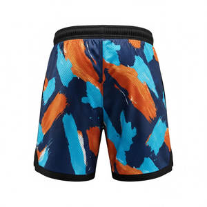 Shorts de sublimation respirants pour hommes en tissu mesh performant pour le basketball, le football et les entraînements de course à haute intensité - Product Image 2