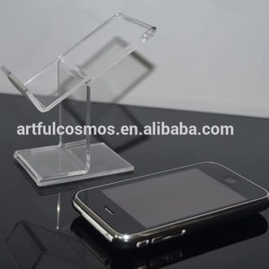 Customizable Acrylic Mobile <b>Phone</b> <b>Stand</b> with Modern Flat Design and Height Adjustment <b>for</b> Desktop Convenience - Product Image 2