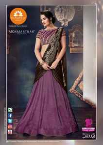 Último diseñador Heavy Faux Georgette Lehenga Choli Fab Zone Secuencia de alta calidad Imprimir Trabajo Ocasiones especiales para adultos Fiestas - Product Image 4