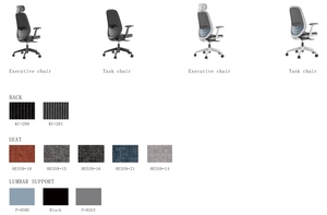 Văn phòng thương mại đồ nội thất giữa trở lại điều hành xoay Ergonomic lưới Ghế văn phòng để <span class=keywords><strong>b</strong></span>án - Product Image 4