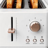 Machine à petit-déjeuner transfrontalière, prise UK/EU/US, four électrique multifonction 3-en-1 pour sandwichs et toasts, boîtier en plastique