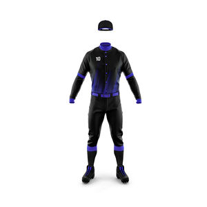 Vêtements de sport pour hommes de haute qualité personnalisés, baseball et softball, respirants, à séchage rapide, ensembles uniformes, motifs imprimés, couleurs et tailles personnalisées - Product Image 2