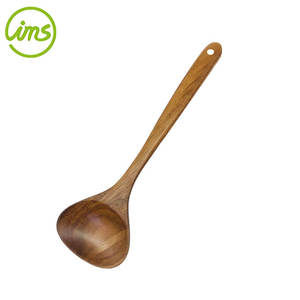 Utensilio de cocina de madera de acacia, cuchara para servir ensalada - Product Image 1