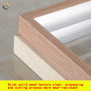 Venta al por mayor de fábrica, marco de fotos de metal personalizado, marcos de carteles de aluminio de roble blanco de teca, marco de fotos de aluminio moldeado - Product Image 2