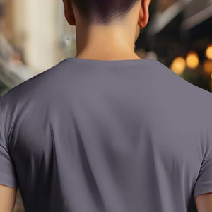 Vêtements et accessoires O Neck Basic T-shirt pour homme 100% coton Impression personnalisée Logo personnalisé T-shirts de qualité Nouveau de haute qualité - Product Image 3