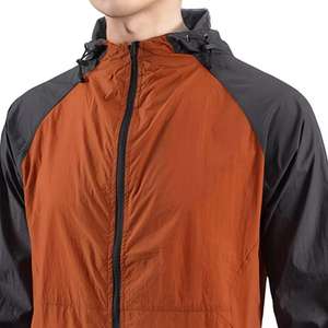 Chaqueta Cortavientos Impermeable para Hombre, con Cuello Alto y Cierre de Cremallera, Diseño Personalizado para Otoño, en Venta - Product Image 5