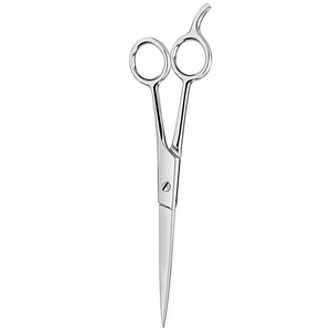Ciseaux à barbe et cheveux avec repose-doigts, tranchants comme un rasoir, finition miroir, pour la coiffure - Product Image 5