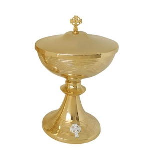 Fabuleux Design Décoration de La Maison Ciborium Premium Qualité Argent Et Métal Ciborium Pour Ciborium Décoratif Religieux - Product Image 2