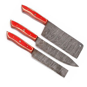 New Arrival Modern Design 8-Piece Damascus Steel <b>Knives</b> <b>Magnetic</b> <b>Block</b> Handle Handmade Blade Dishwasher Safe Adjustable Hand - Product Image 5