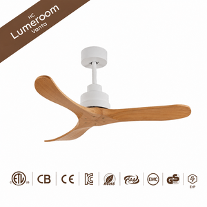 42 Inch Solid Wood Ceiling <b>Fan</b> Without Light, Reversible DC Motor Ceiling <b>Fan</b> with <b>Remote</b> <b>Control</b> for Bedroom Living Room - Product Image 6