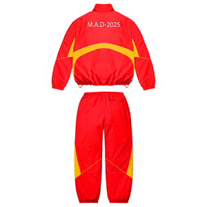 Chaqueta de running con capucha estampada de invierno, talla grande, cortavientos, ligera, de forro polar, transpirable, conjunto de chándal, logotipo personalizado, venta al por mayor - Product Image 5