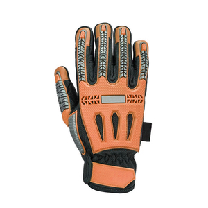 High Quality Industrial TPR Impact Leather Safety Working <b>Gloves</b> Hot Selling Custom Logo TPR Industrial TPR <b>Gloves</b> - Product Image 2