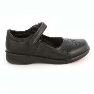 Girls <b>School</b> <b>Pumps</b> (7Z1) BL-945 - Black - Black - Product Image 4