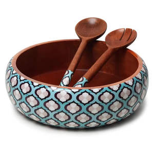 Cuenco para servir sopa de Color Natural de excelente calidad y de lujo, respetuoso con el medio ambiente para vajilla, cuenco de madera de diseño estándar - Product Image 4